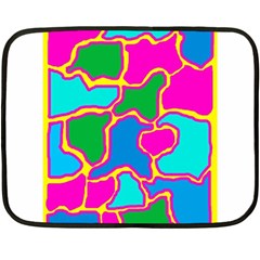 Colorful Abstract Design Fleece Blanket (mini)