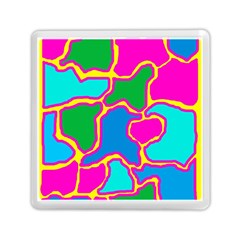 Colorful Abstract Design Memory Card Reader (square) 