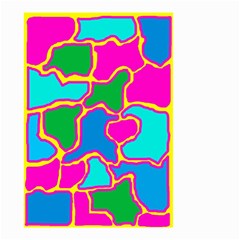 Colorful Abstract Design Small Garden Flag (two Sides)