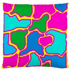 Colorful Abstract Design Standard Flano Cushion Case (one Side)