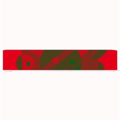 Red And Green Abstract Design Small Bar Mats