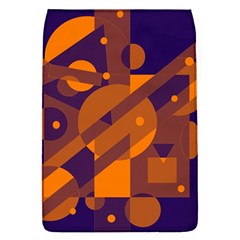 Blue And Orange Abstract Design Flap Covers (s)  by Valentinaart