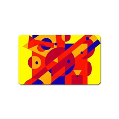 Colorful Abstraction Magnet (name Card) by Valentinaart