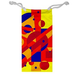 Colorful Abstraction Jewelry Bags by Valentinaart