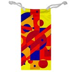 Colorful abstraction Jewelry Bags Front