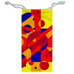 Colorful abstraction Jewelry Bags Back