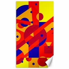 Colorful Abstraction Canvas 40  X 72   by Valentinaart