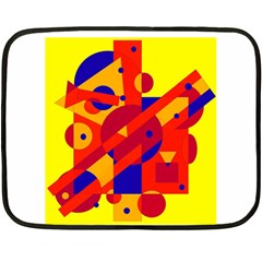 Colorful Abstraction Fleece Blanket (mini)