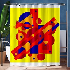 Colorful Abstraction Shower Curtain 60  X 72  (medium) 