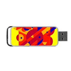 Colorful Abstraction Portable Usb Flash (two Sides)