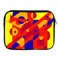 Colorful Abstraction Apple Ipad 2/3/4 Zipper Cases by Valentinaart