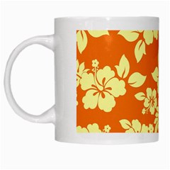 Sunny Hawaiian White Mugs by AlohaStore