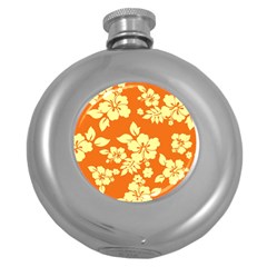 Sunny Hawaiian Round Hip Flask (5 Oz) by AlohaStore