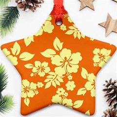 Sunny Hawaiian Star Ornament (two Sides)  by AlohaStore