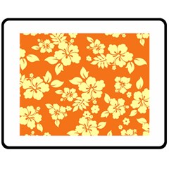 Sunny Hawaiian Fleece Blanket (medium) 