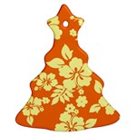 Sunny Hawaiian Christmas Tree Ornament (2 Sides) Back