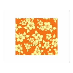 Sunny Hawaiian Double Sided Flano Blanket (large) 