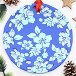 Hawaiian Sky Ornament (Round Filigree)  Front