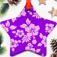 Hawaiian Sunset Star Ornament (two Sides)  by AlohaStore