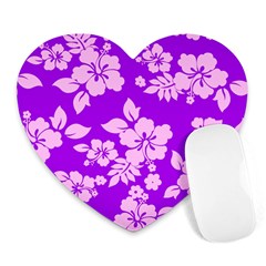 Hawaiian Sunset Heart Mousepads by AlohaStore