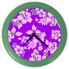 Hawaiian Sunset Color Wall Clocks by AlohaStore