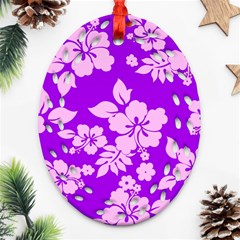 Hawaiian Sunset Ornament (oval Filigree) 