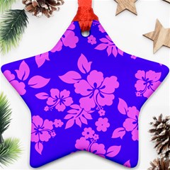 Hawaiian Evening Ornament (star)  by AlohaStore