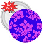 Hawaiian Evening 3  Buttons (100 pack)  Front