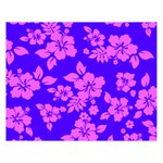 Hawaiian Evening Double Sided Flano Blanket (Small)  50 x40  Blanket Front