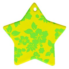 Bright Hawaiian Ornament (star)  by AlohaStore