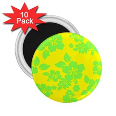 Bright Hawaiian 2 25  Magnets (10 Pack)  by AlohaStore