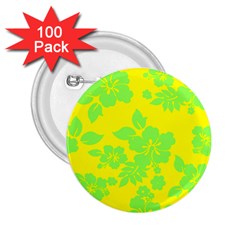 Bright Hawaiian 2 25  Buttons (100 Pack)  by AlohaStore