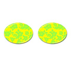 Bright Hawaiian Cufflinks (oval) by AlohaStore