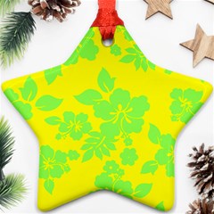 Bright Hawaiian Star Ornament (two Sides)  by AlohaStore