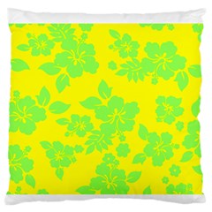 Bright Hawaiian Large Flano Cushion Case (two Sides)