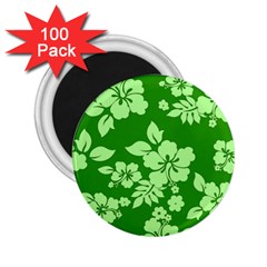 Green Hawaiian 2 25  Magnets (100 Pack)  by AlohaStore