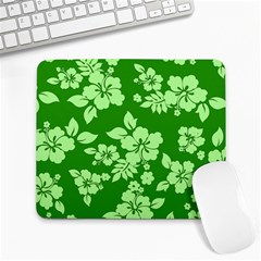 Green Hawaiian Large Mousepads by AlohaStore