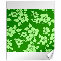 Green Hawaiian Canvas 16  X 20   by AlohaStore