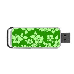 Green Hawaiian Portable Usb Flash (one Side) by AlohaStore