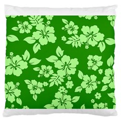 Green Hawaiian Standard Flano Cushion Case (two Sides) by AlohaStore