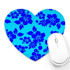 Hawaiian Ocean Heart Mousepads by AlohaStore