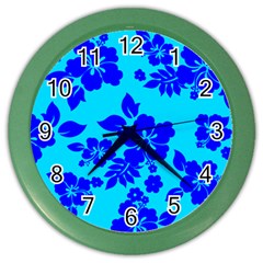 Hawaiian Ocean Color Wall Clocks