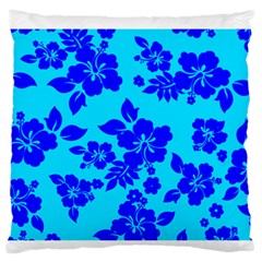 Hawaiian Ocean Large Flano Cushion Case (two Sides)