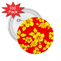 Hawaiian Sunshine 2 25  Buttons (100 Pack)  by AlohaStore