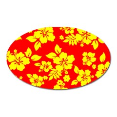 Hawaiian Sunshine Oval Magnet by AlohaStore