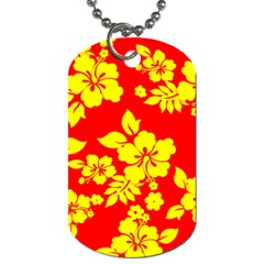 Hawaiian Sunshine Dog Tag (two Sides) by AlohaStore