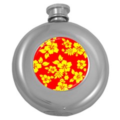 Hawaiian Sunshine Round Hip Flask (5 Oz) by AlohaStore