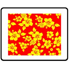 Hawaiian Sunshine Fleece Blanket (medium) 