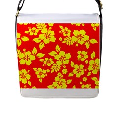 Hawaiian Sunshine Flap Messenger Bag (l)  by AlohaStore