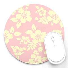 Pastel Hawaiian Round Mousepads by AlohaStore